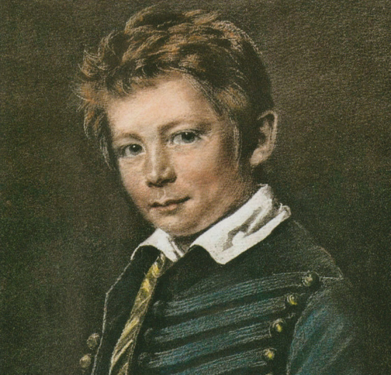 Historisches Bild eines Jungen